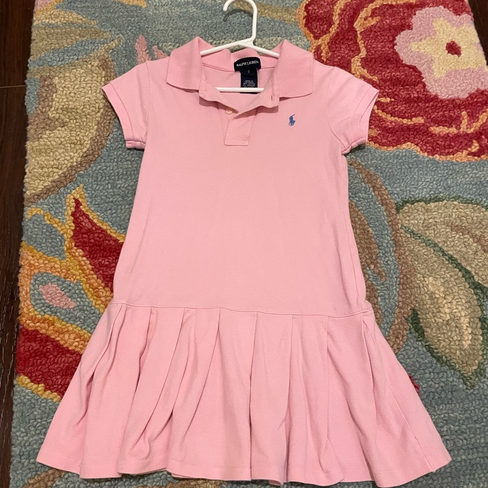 Ralph lauren polo dress girls small (7)
